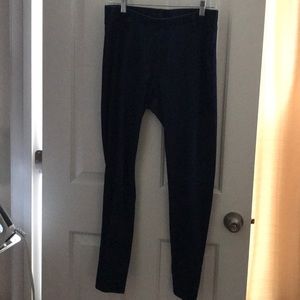 Darkish blue Faded Glory jeggings.